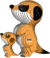 Eugy Meerkat 3D Cardboard Puzzle - 3D Puzzle