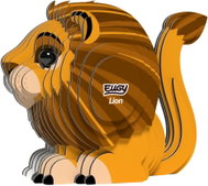 Eugy Lion 3D Cardboard Puzzle - 3D Puzzle