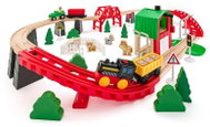 Woody Vláčkodráha - Farma 60 dílů - Train Set