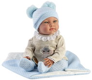 Guca 10269MB Marc – zátěžové realistické miminko se zvuky a měkkým látkovým tělem – 42 cm - Doll