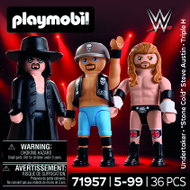 Playmobil 71957 WWE Attitude Era Multipack - Figure and Accessory Set