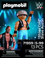 Playmobil 71959 WWE "Stone Cold" Steve Austin - Figure and Accessory Set
