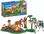 Playmobil 72132 Vyjižďka na koních s táborákem - Figure and Accessory Set
