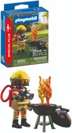 Playmobil 72149 Hasič u grilu - Figure and Accessory Set