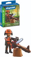 Playmobil 72150 Dřevorubec s motorovou pilou - Figure and Accessory Set