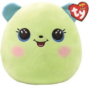 TY Squishy Beanies Clover, 22 cm, Green Bear - Soft Toy