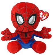 TY Beanie Babies Soft Marvel Spider-Man, 15 cm - Soft Toy