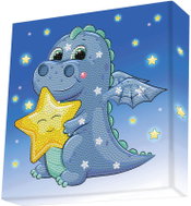 Diamond Dotz Dotzies Dragon's Time to Sleep - Diamond Painting