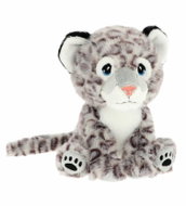 Keel Toys SE3745 Keeleco Levhart sněžný – ekoplyšová hračka 14 cm - Soft Toy