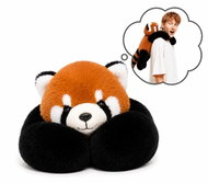 Magic Baby Panda červená Rubi – objímající terapeutický senzorický plyšák se zátěží 65 cm - Soft Toy