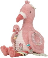 Little Dutch Flamingo Plush Toy with Activities Safari Friends - Baby Toy