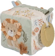 Little Dutch Kostka textilní s aktivitami Safari Friends - Kids’ Building Blocks
