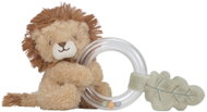 Little Dutch Safari Friends Lion Rattle with Beads - Baby Rattle