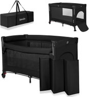 Lionelo Ellen Black Carbon - Cot