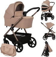 Lionelo Carmine 2-in-1 Beige Sand - Baby Buggy