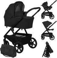 Lionelo Carmine 3-in-1 Black Onyx - Baby Buggy