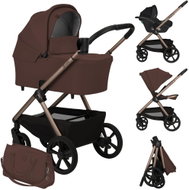 Lionelo Carmine 3-in-1 Brown Chocolate - Baby Buggy