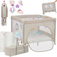 Lionelo Mille Plus Grey Beige - Baby Playpen