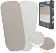 Lionelo Bamboo Sheet Off-White Beige 80 × 42cm - Cot sheet
