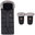 Winter Footmuff Set + Fjora Forever Black Pram Gloves