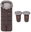 Winter Footmuff Set + Fjora Rich Brown Pram Gloves