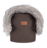 PETITE&MARS Rukávník / rukavice Furry Rich Brown - Pushchair Gloves