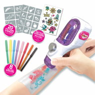 Sparkys Tasia - Airbrush tetovací studio s příslušenstvím 20 šablon - Temporary Tattoo