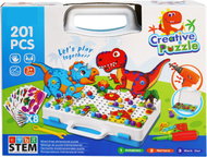 Sparkys Kreativní stavebnice s dinosaury a vrtačkou Creative Puzzle 201 dílků - 3D Puzzle