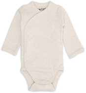 Lodger Long-sleeved Bodysuit, Melange Birch, size 50 - Bodysuit for Babies
