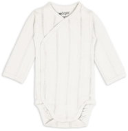 Lodger Pointelle Cream long-sleeved bodysuit, size 68 - Bodysuit for Babies