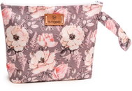 T-TOMI Big Baggie Grey Flowers - Carry Bag