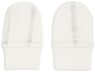 Lodger Pointelle Cream mittens - Baby Gloves