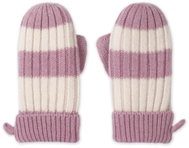 Lodger Rukavice Stripe Merino Mauve vel. 1 - 2 roky - Baby Gloves