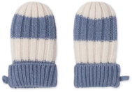 Lodger Rukavice Stripe Merino Stone vel. 0 - 12 měsíců - Baby Gloves