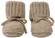 Lodger Slipper Knit Beige 0 - 6 měsíců - Baby Booties