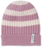 Lodger Čepice Stripe Merino Mauve 0 - 3 měsíce - Baby Hats