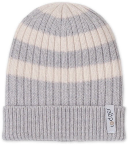 Lodger Čepice Stripe Merino Storm 3 - 6 měsíců - Baby Hats - Main image