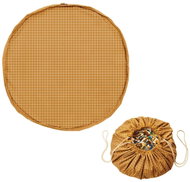 Play And GO Noomad original play mat and toy bag organic Grid Mustard - Play Mat