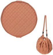 Play And GO Noomad soft Organic Tawny Brown play mat and toy bag - Play Mat