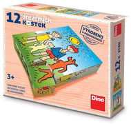 Dino Pejsek a kočička - Wooden Blocks