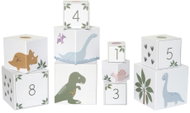 Jabadabado Dino stacking cubes - Stacking Pyramid