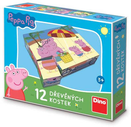 Dino Peppa pig - Dřevěné kostky - Hlavní obrázek