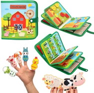 Dvěděti Senzorická busy kniha Farma - Cloth Book