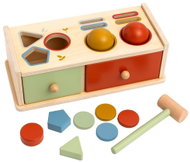 Dvěděti Zatloukačka a vkládačka Šuplíčky - Motor Skill Toy