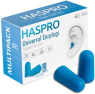 Haspro Universal Foam Earplugs, 10 Pairs / 20 pcs, Blue - Earplugs