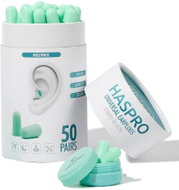 Haspro Universal špunty do uší, pěnové, 50 párů / 100 ks, mint - Earplugs