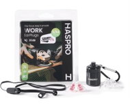 Haspro Work Universal Earplugs with Cord (S/M) - Earplugs