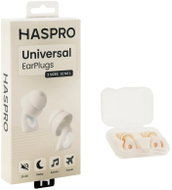 Haspro Universal Silicone Earplugs, 29dB, Tips (S, M, L), Beige - Earplugs