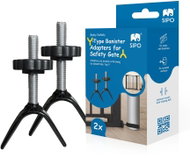 Sipo Y-Adapter for Safety Gates on Round Staircases, Set of 2, Black - Child Restraint