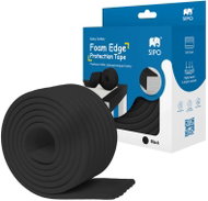 Sipo Wide Foam Protective Tape for Furniture Edges and Corners, 2m, Black - Child Restraint
